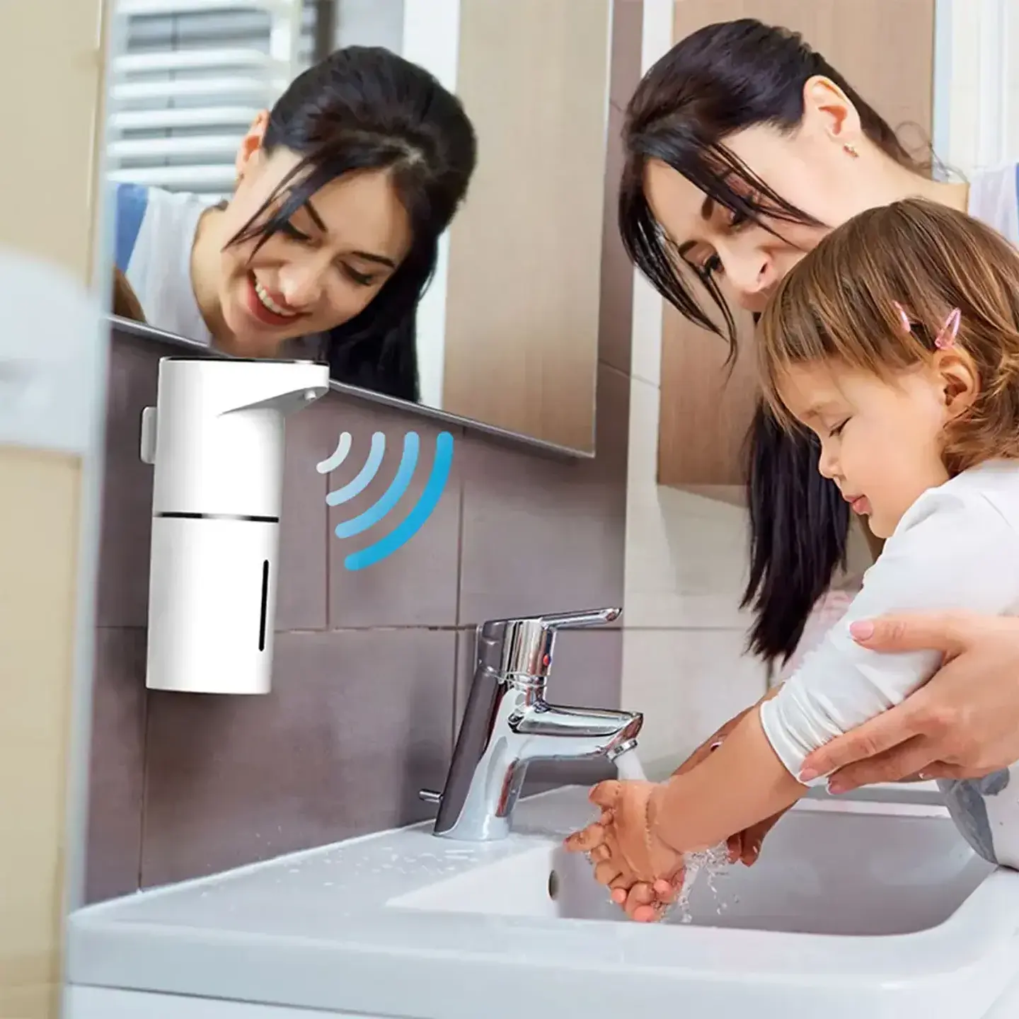 Dispensador Automático de Jabón y Espuma con Sensor Infrarrojo Econoria™ 8