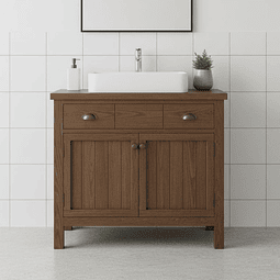 Móvel rústico WC 90x50x80 