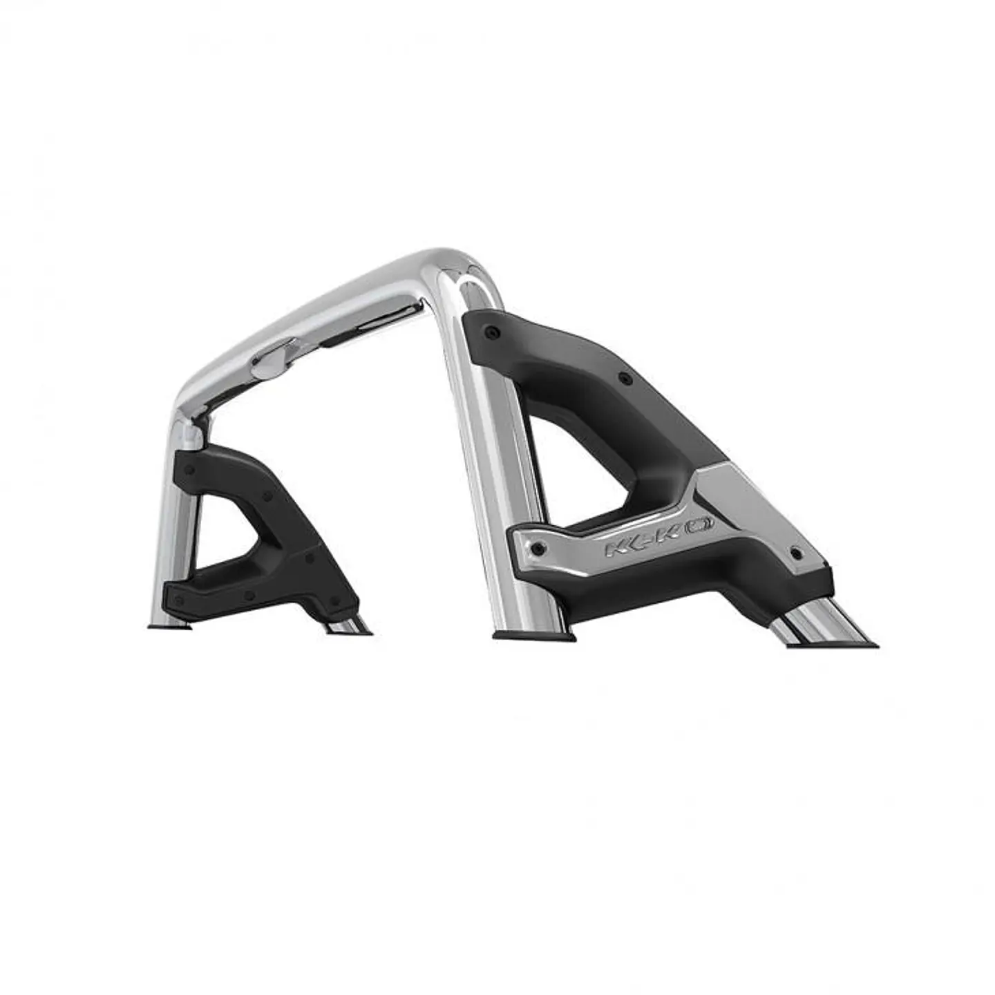 BARRA ANTIVUELCO CROMADA MODELO K3 TOYOTA HILUX REVO 2016/2025 GREAT WALL POER 2020/2024 1