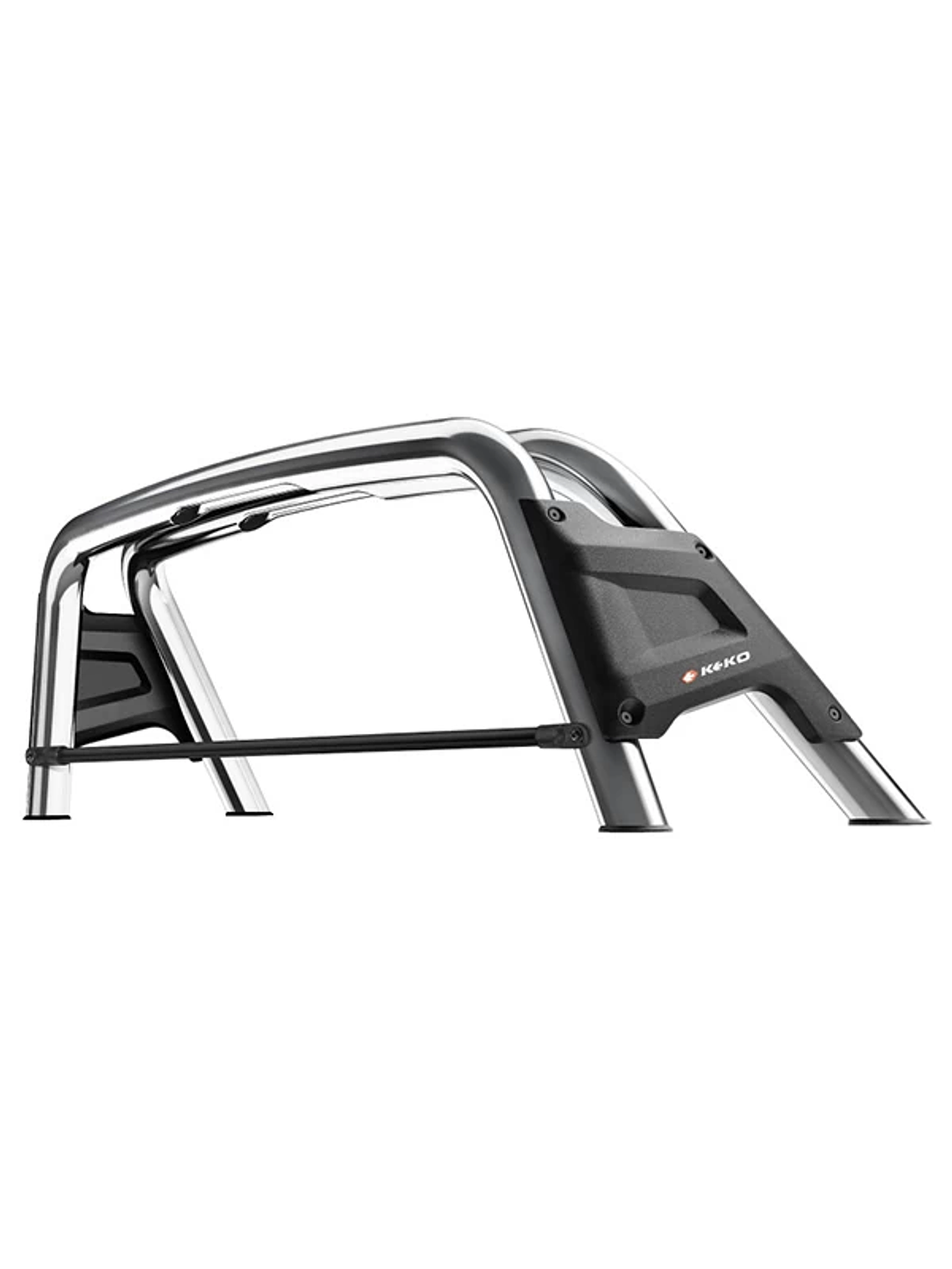 BARRA ANTIVUELCO CROMADA MODELO NEW K1 TOYOTA HILUX REVO 2016/2025 1