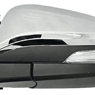 ESPEJO DERECHO HILUX REVO 2016/2023 ELECTRICO / CON SENALIZADOR (BLINKER) / CROMADO