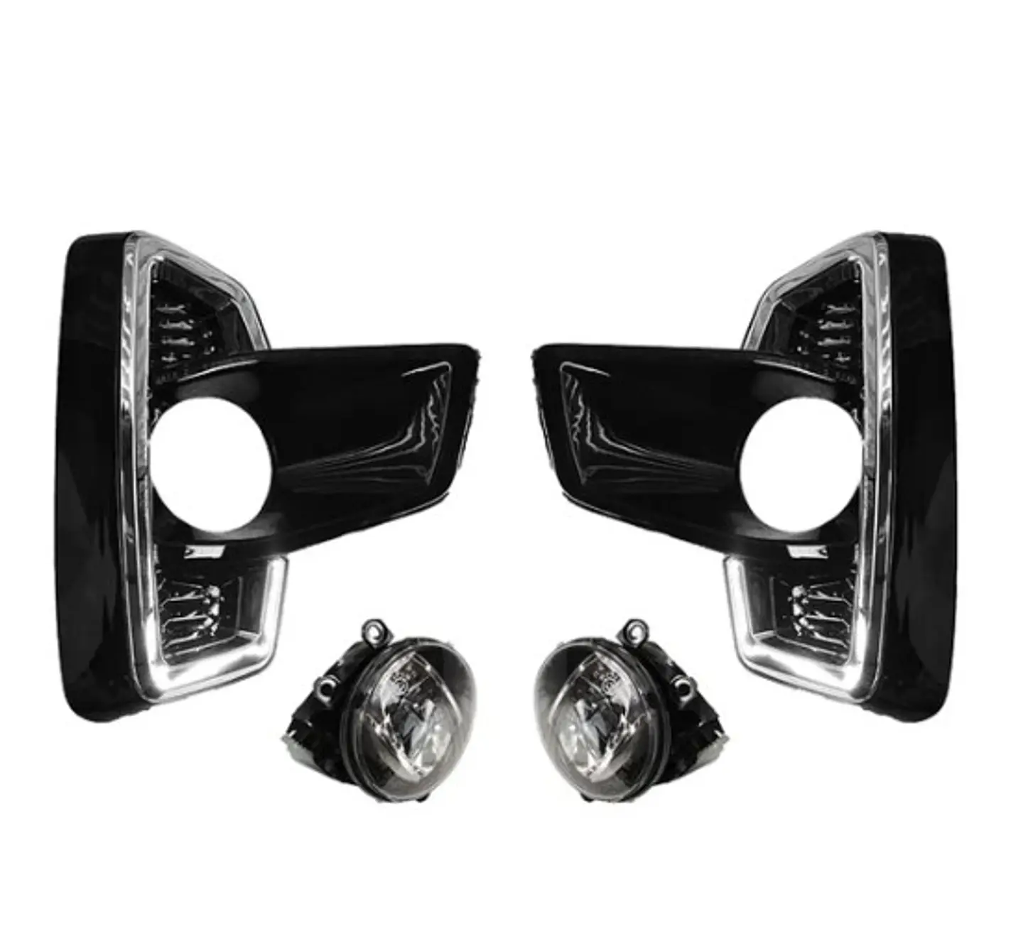 KIT NEBLINEROS TOYOTA HILUX REVO 2019/2020 BISEL CON LED 1