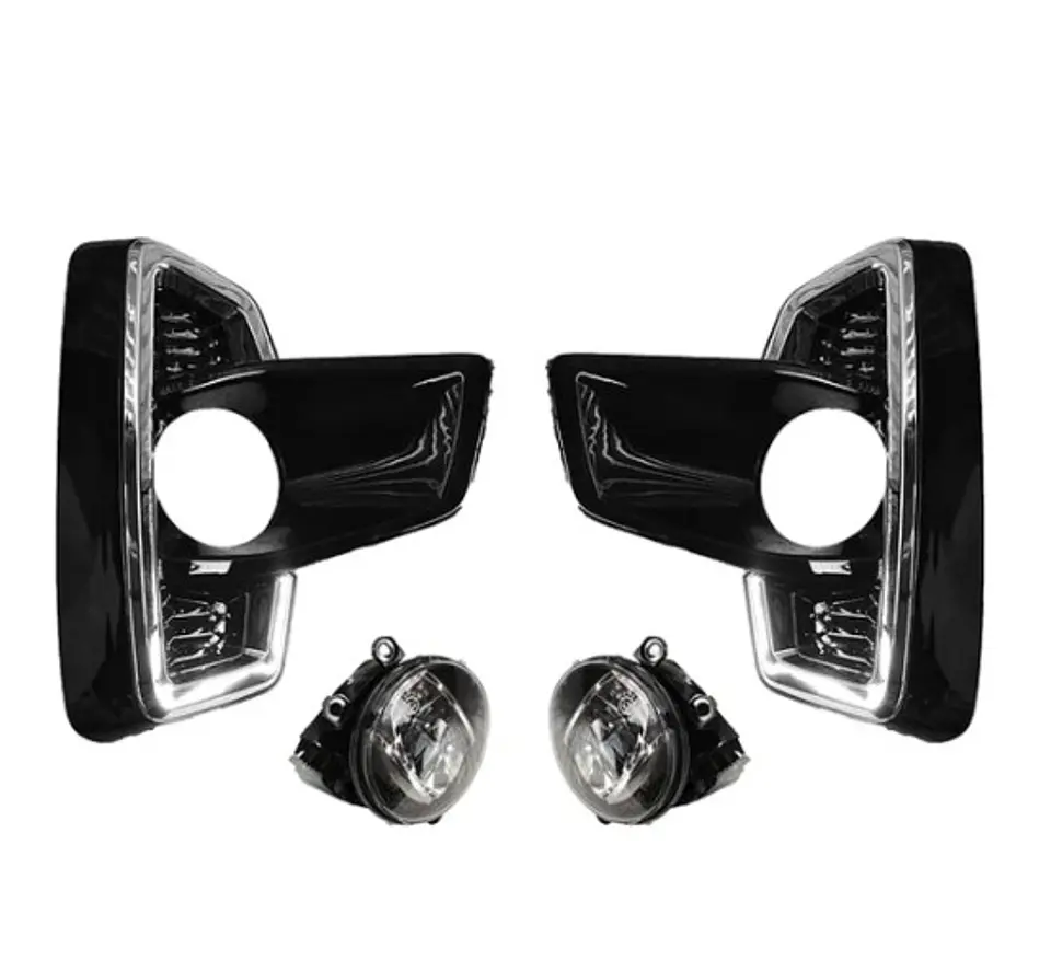 KIT NEBLINEROS TOYOTA HILUX REVO 2019/2020 BISEL CON LED 1