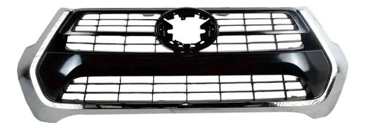 MASCARA TOYOTA HILUX REVO 2021/2024 - NEGRA CON MARCO CROMADO - REEMPLAZO 3120-TY008