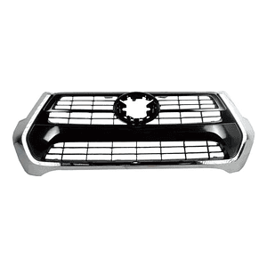 MASCARA TOYOTA HILUX REVO 2021/2024 - NEGRA CON MARCO CROMADO - REEMPLAZO 3120-TY008