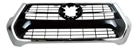 MASCARA TOYOTA HILUX REVO 2021/2024 - NEGRA CON MARCO CROMADO - REEMPLAZO 3120-TY008