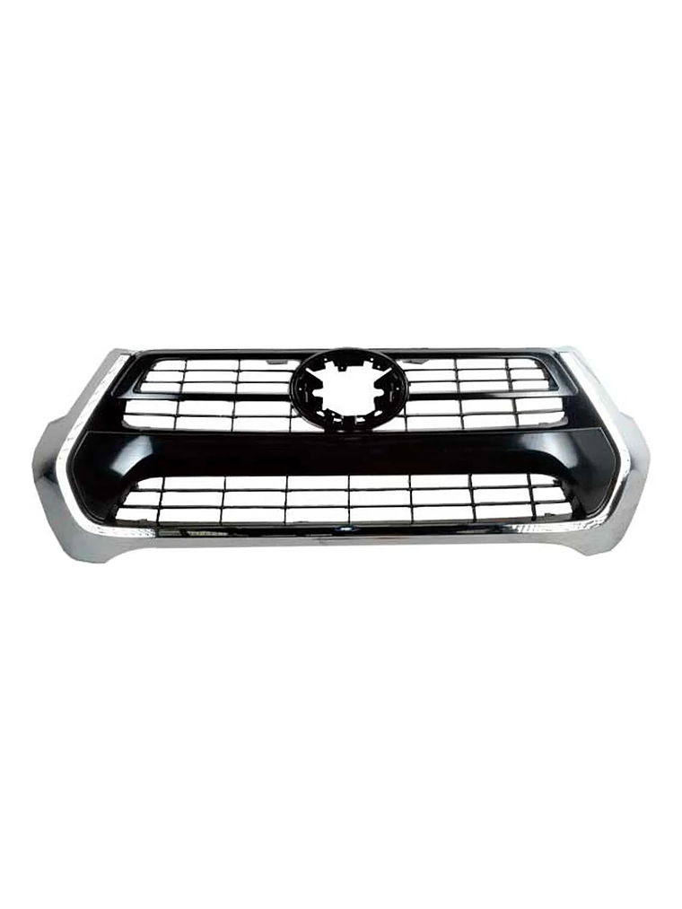 MASCARA TOYOTA HILUX REVO 2021/2024 - NEGRA CON MARCO CROMADO - REEMPLAZO 3120-TY008 1