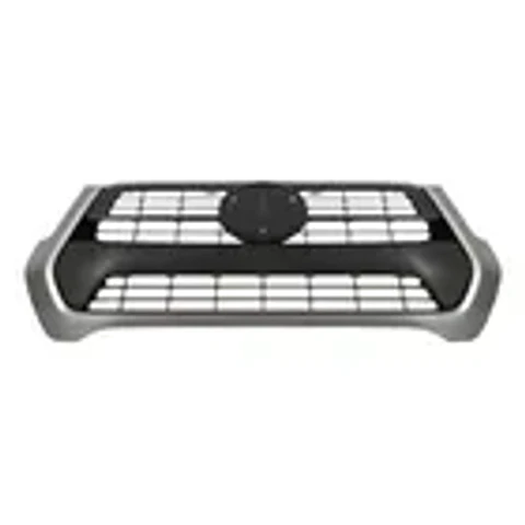 MASCARA TOYOTA HILUX REVO 2021/2024 - NEGRA CON MARCO GRIS PLATA - REEMPLAZO 312-TY1281