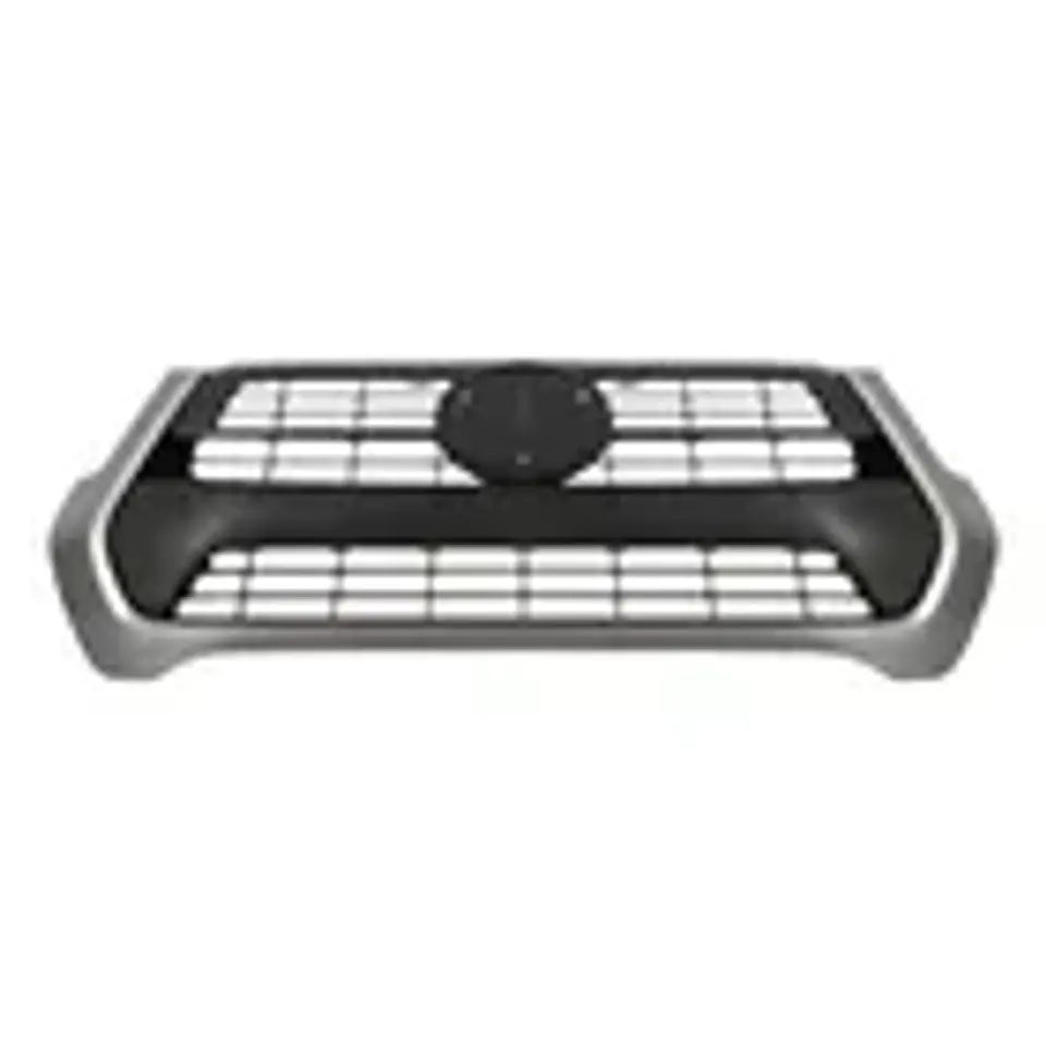 MASCARA TOYOTA HILUX REVO 2021/2024 - NEGRA CON MARCO GRIS PLATA - REEMPLAZO 3120-TY007 1