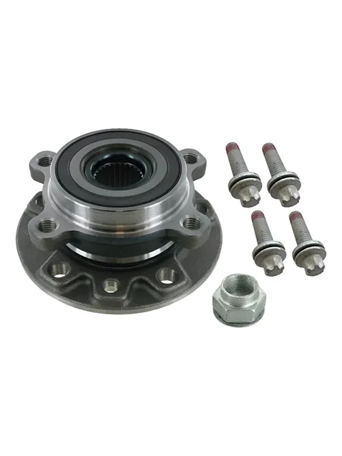 MAZA DE RUEDA DELANTERA Y TRASERA JEEP RENEGADE 1.4 1.6 2.0 CRD 2014/2021 FIAT 500X 2014/2020 - 5 PERNOS CON ABS 1