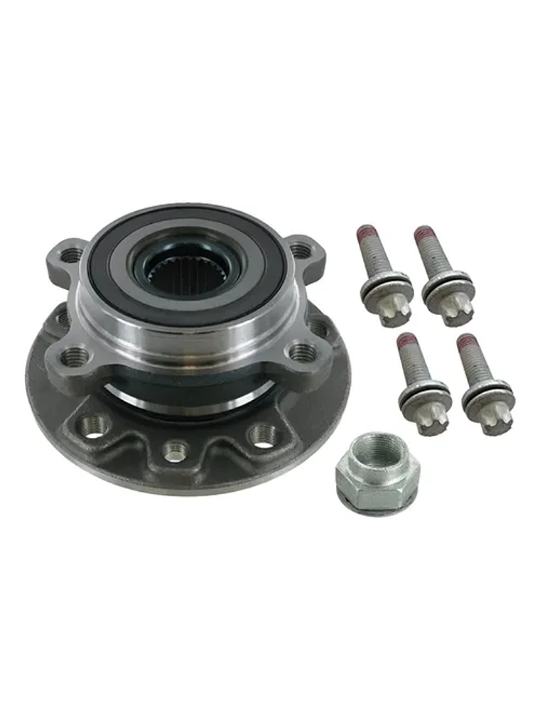 MAZA DE RUEDA DELANTERA Y TRASERA JEEP RENEGADE 1.4 1.6 2.0 CRD 2014/2021 FIAT 500X 2014/2020 - 5 PERNOS CON ABS 1