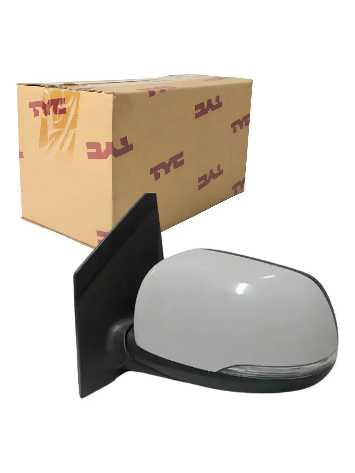 ESPEJO IZQUIERDO ELECTRICO KIA MORNING 2011/2015 CON DEFROSTER / ABATIBLE ELECTRICO / CON SENALIZADOR LED (BLINKER) / PARA PINTAR 8 PIN - REEMPLAZO 1