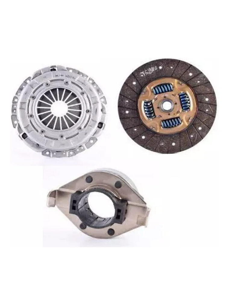 KIT EMBRAGUE 3 PIEZAS HYUNDAI PORTER H100 2012/2019 6 VELOCIDADES CON CADENA KIA FRONTIER 2.5D 2012/2021 - MOTORES D4CB - DISCO DE 254 MM 1