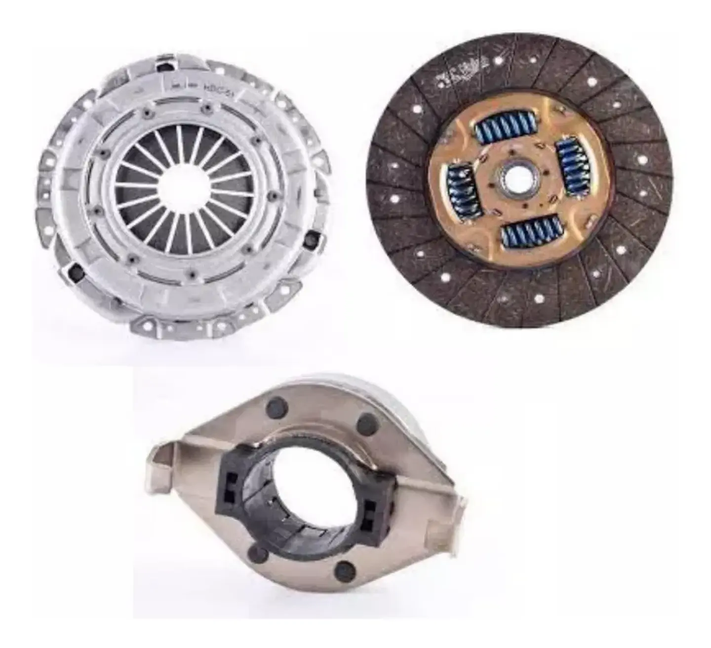 KIT EMBRAGUE 3 PIEZAS HYUNDAI PORTER H100 2012/2019 6 VELOCIDADES CON CADENA KIA FRONTIER 2.5D 2012/2021 - MOTORES D4CB - DISCO DE 254 MM 1