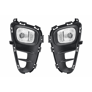 KIT NEBLINEROS KIA MORNING 2018 EN ADELANTE CON ARO CROMADO