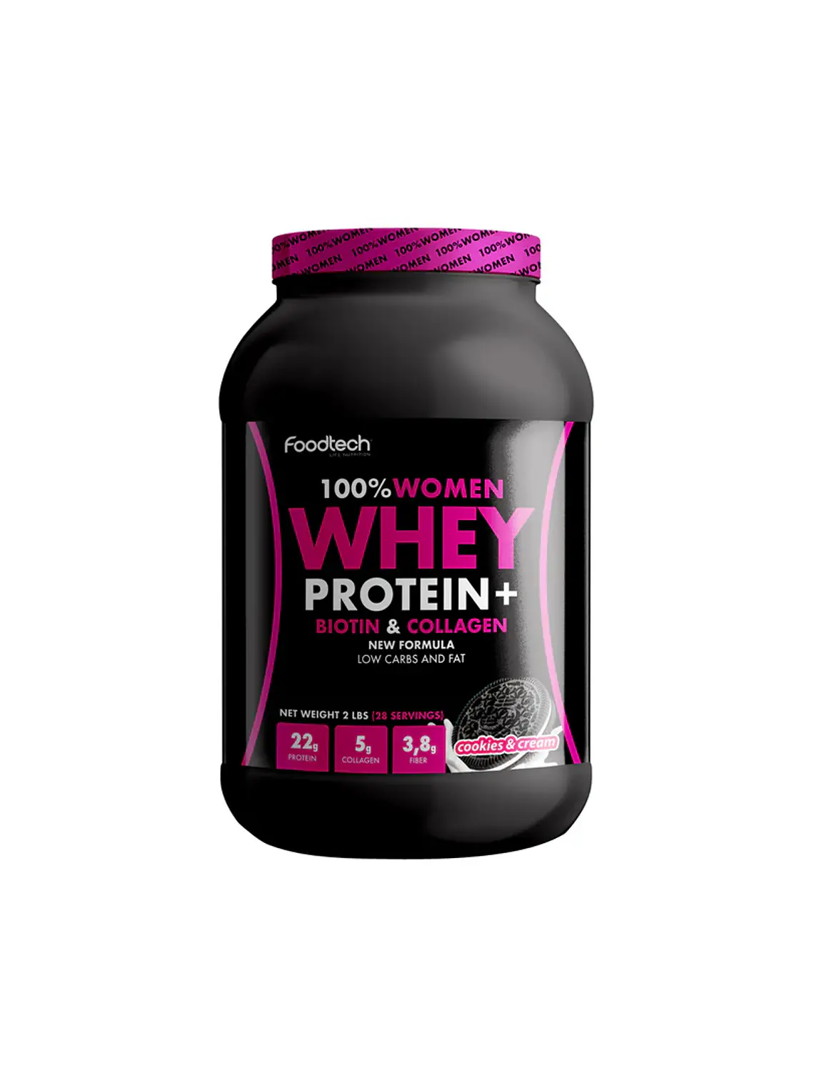 100% Women Whey 2lbs Cookies and Cream - Foodtech 1