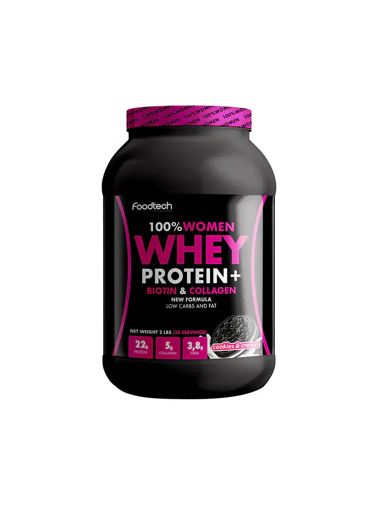 100% Women Whey 2lbs Cookies and Cream - Foodtech 1