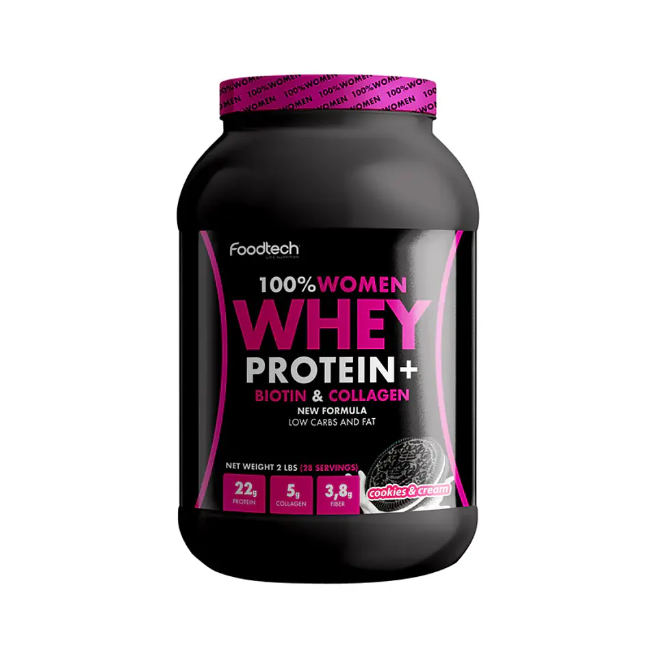 100% Women Whey 2lbs Cookies and Cream - Foodtech 1