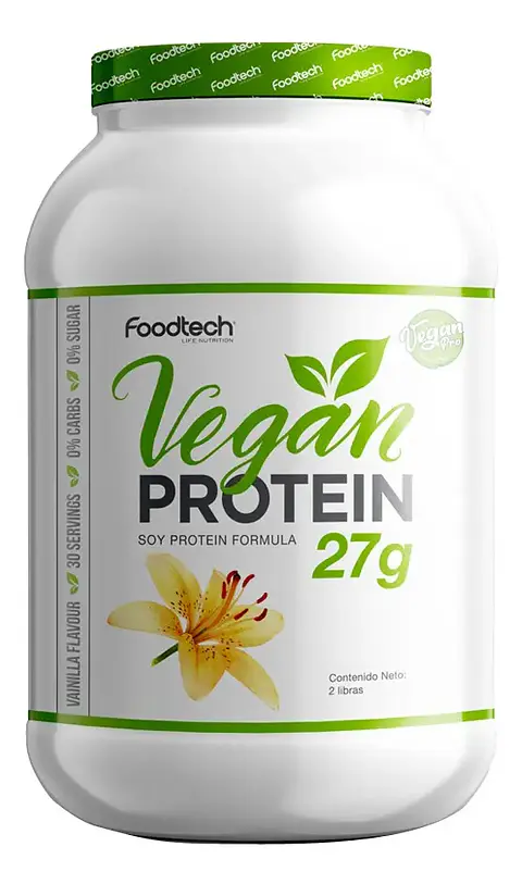 100% Whey Protein Premium Line 2lbs - Foodtech - Vainilla ice cream 