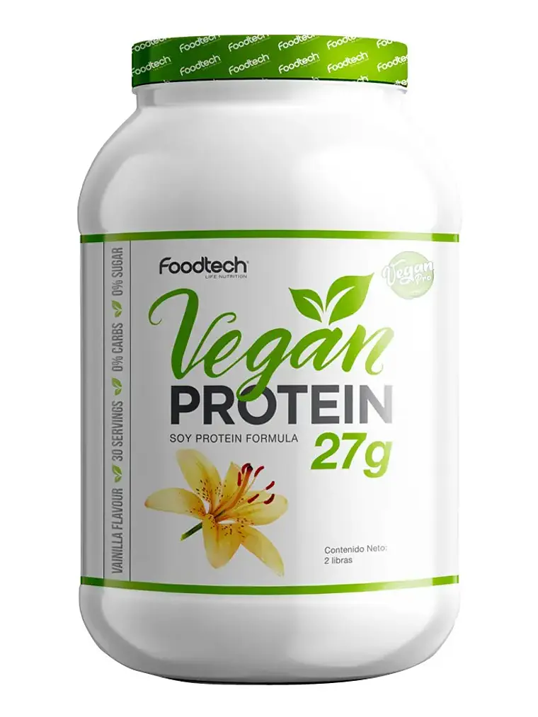 100% Whey Protein Premium Line 2lbs - Foodtech - Vainilla ice cream  1