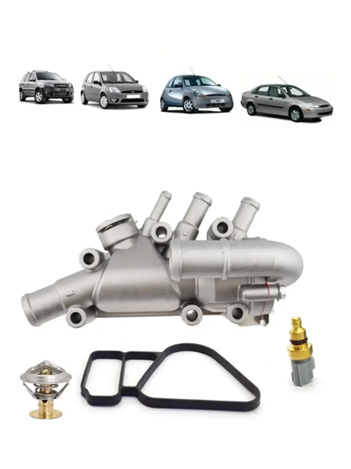 Caja Termostato Ford Focus Fiesta Ka Ecosport 1.6 1999-2012 1