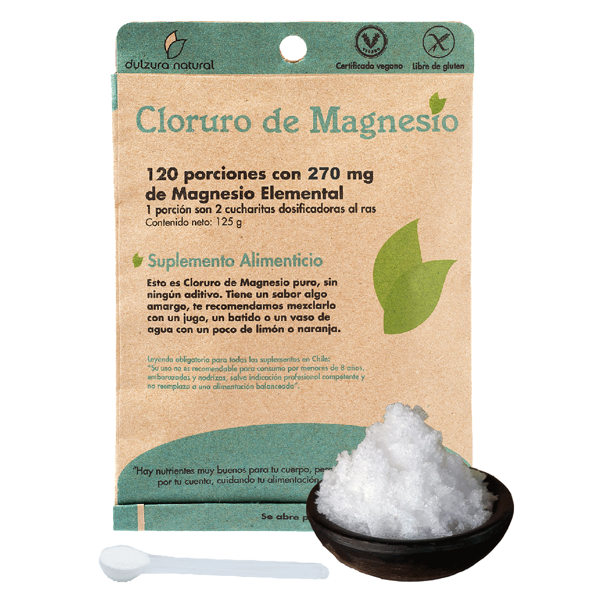 Cloruro de Magnesio - 120 porciones