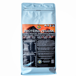 Proteína Vegan Mix Chocolate 1 kg (Proteína de Habas + Proteína de Arroz + Leucina + Cacao) – EcoProteínas®