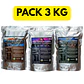 Pack 3 kg Proteína de Arroz, Soya y Arveja – EcoProteínas® - Miniatura 1