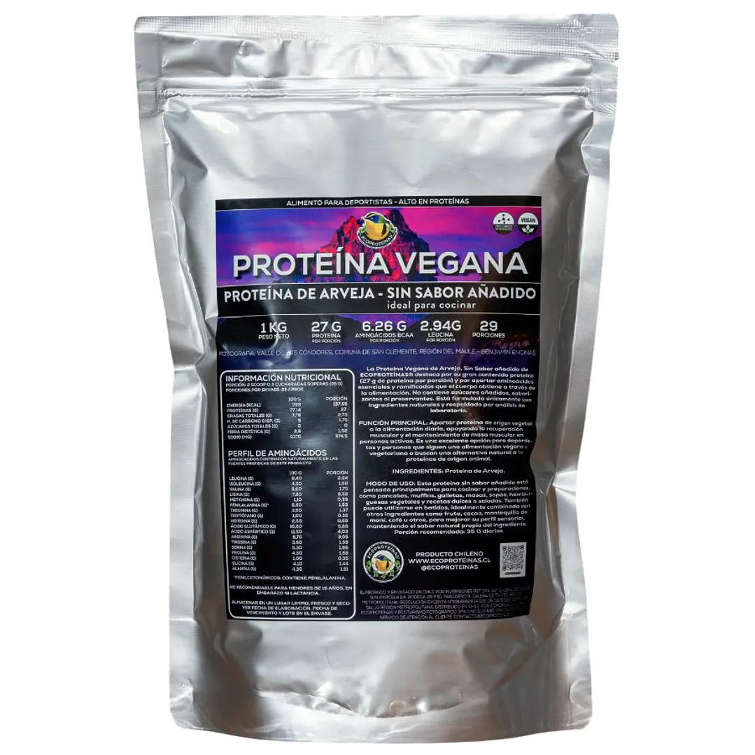 Pack 3 kg Proteína de Arroz, Soya y Arveja – EcoProteínas® 3