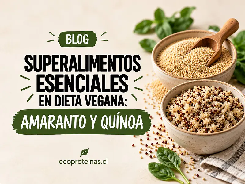 Superalimentos esenciales en dieta vegana: Amaranto y Quínoa