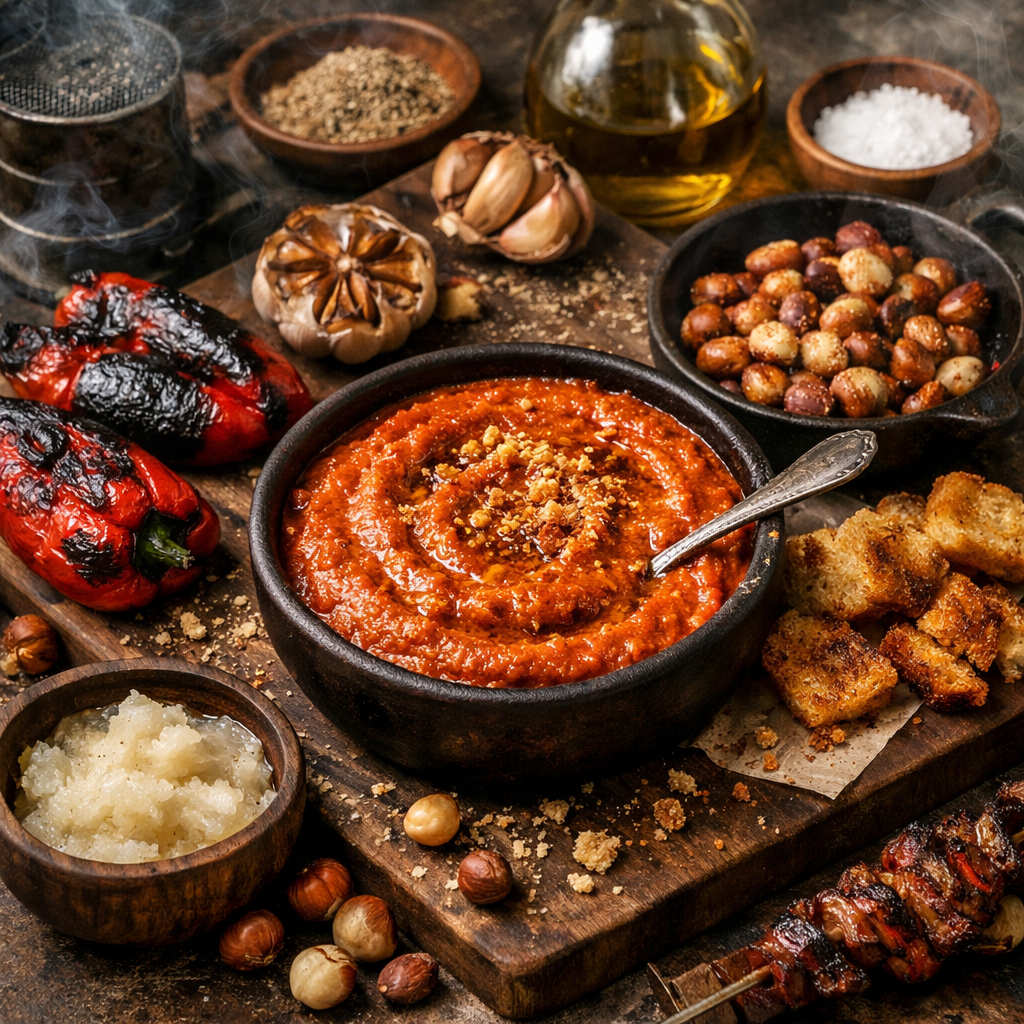 Salsa Romesco Ahumada en Frío