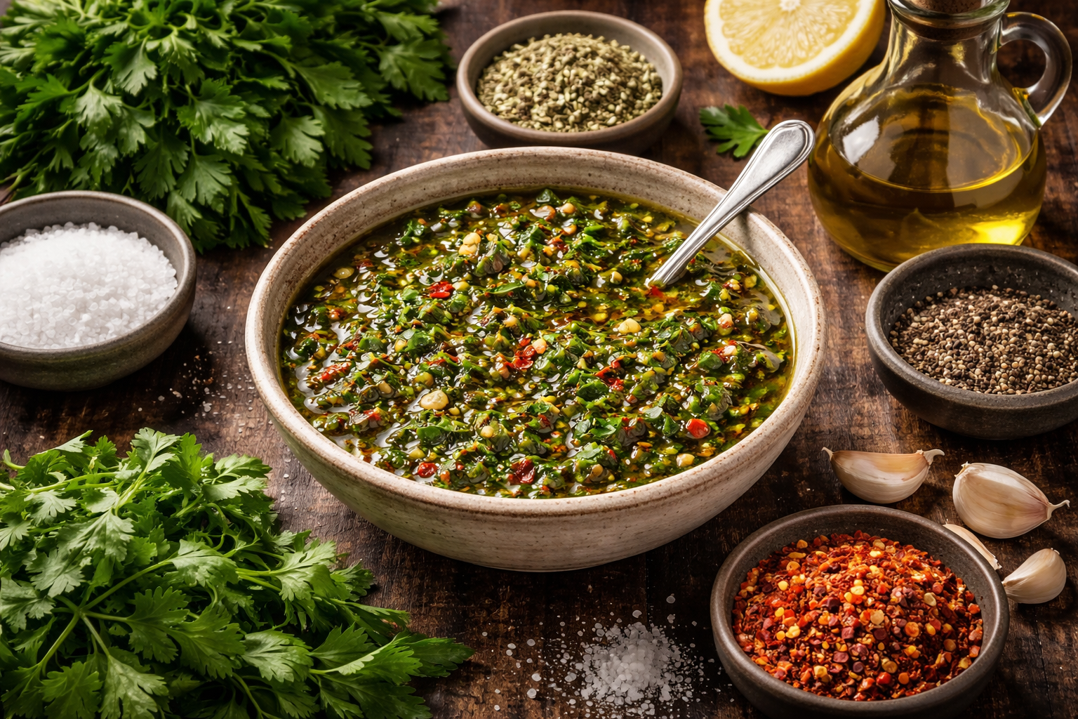 Chimichurri: clásico argentino, con toques chilenos