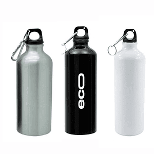 Botella Personalizada con tu logo aluminio 750ml con mosquetón 