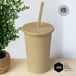 Vaso Pop Bambu Sustentable Con Logo