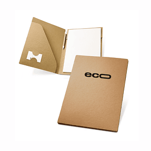 Portfolio Ecológico A4 con logo 