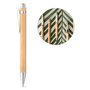 Bolígrafo Ecológico Bambu Personalizado con Logo
