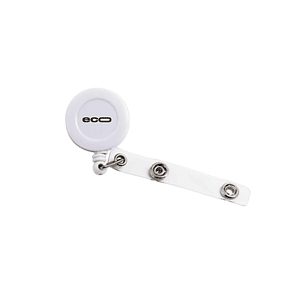 Porta Tarjeta Credencial Llavero Yoyo Extensible Con Logo