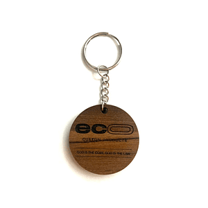 Llavero Madera Ecológico Personalizado con logo 