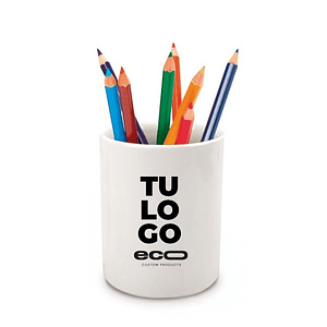 Portalapices de plastico sublimado con logo 