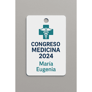 Credencial PVC 86x54mm Con logo full color 