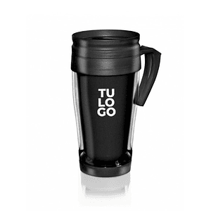 Jarro térmico, plástico 400CC con logo