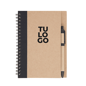 LIBRETA ECOLÓGICA T164 CON LOGO 