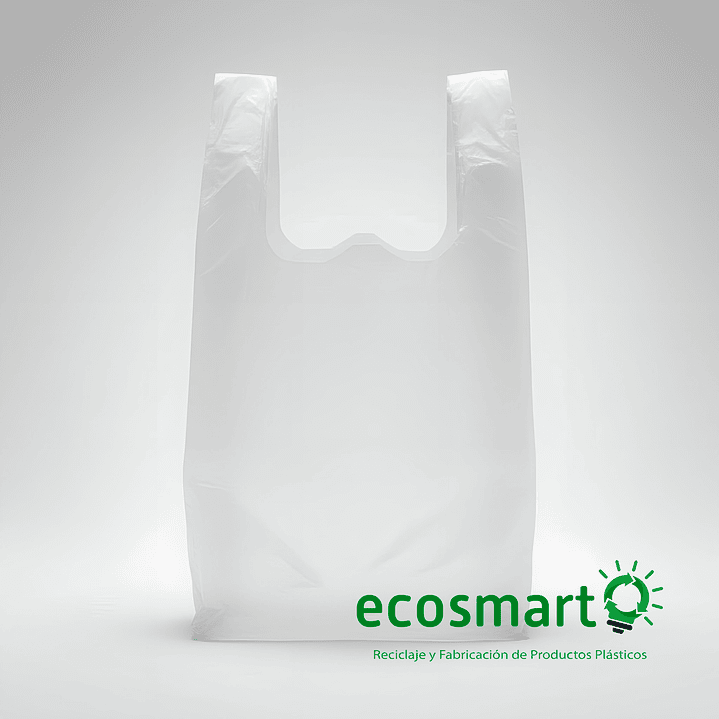 Bolsa Tipo Camiseta Color Blanca - 40cmx50cm - 100 unidades 1