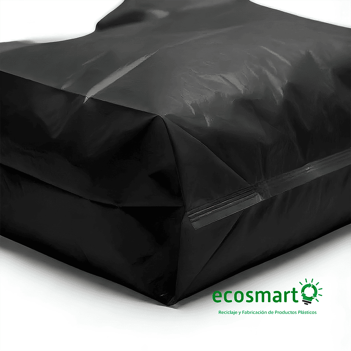 Bolsa Tipo Camiseta Color Negro - 60cmx70cm - 100 unidades 4