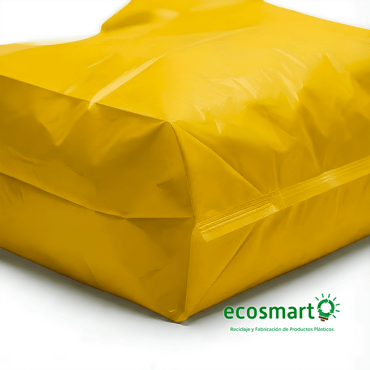 Bolsa Tipo Camiseta Color Amarillo - 50cmx60cm - 100 unidades 3