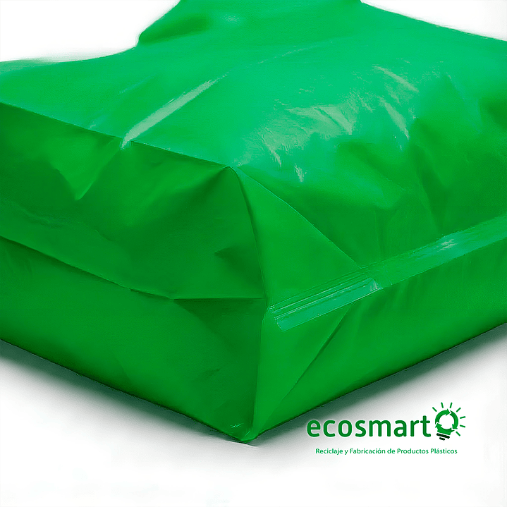 Bolsa Tipo Camiseta Color Verde - 33cmx40cm - 100 unidades 4