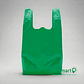 Bolsa Tipo Camiseta Color Verde - 40cmx50cm - 100 unidades - thumbnail 1