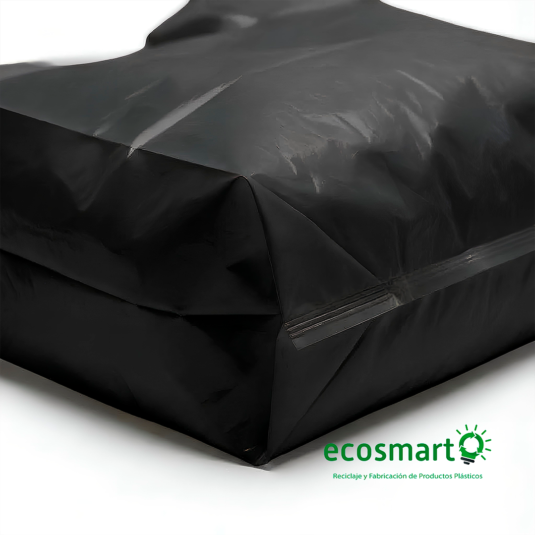 Bolsa Tipo Camiseta Color - Negro 35cmx40cm - 100 unidades 3