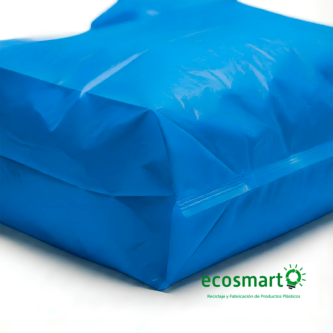 Bolsa Tipo Camiseta Color Azul - 35cmx40cm - 100 unidades 5