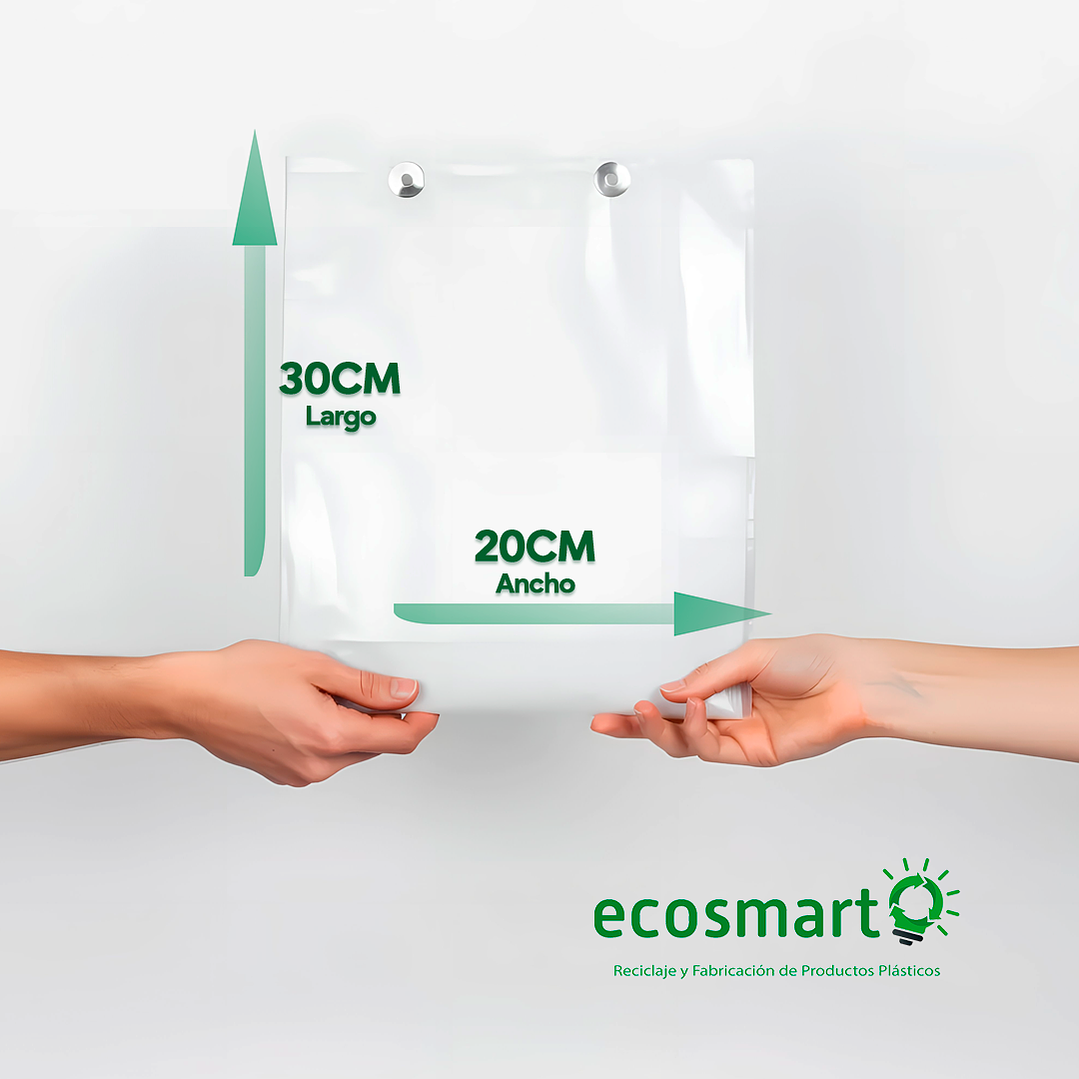 Bolsa Tipo Taco - Transparente - 20cmx30cm - 100 unidades 2